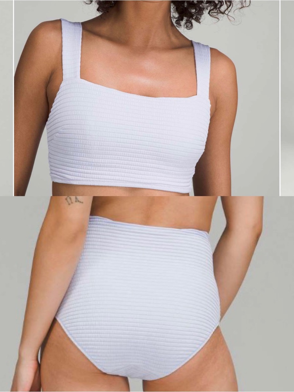 NWT Lululemon Smocked Swim top & Bottom